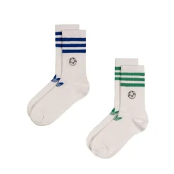 Adidas Embroidered Football Crew Socks 2 Pairs