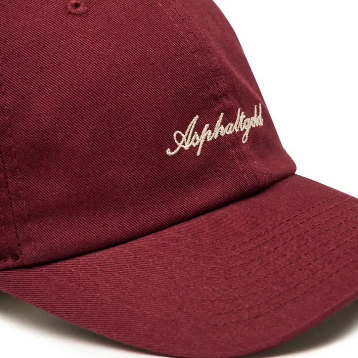 Asphaltgold Script Cotton Twill Cap