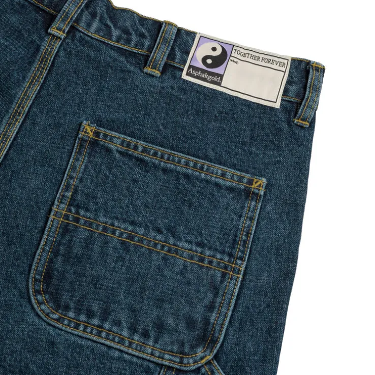 Asphaltgold Together Forever - Denim Shorts