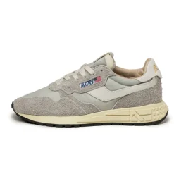 Autry Reelwind Low *Nylon / Hairy Suede / Cracked Leather*