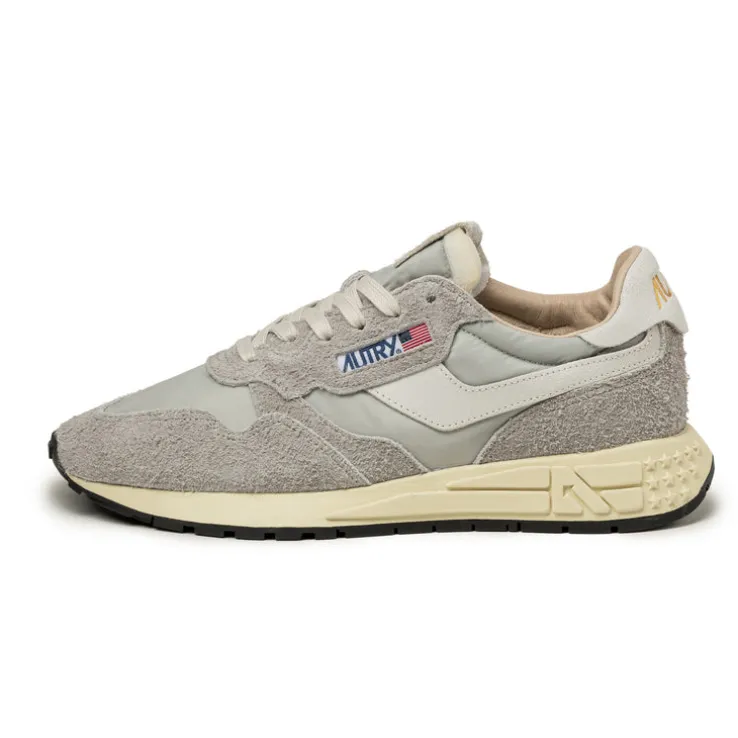 Autry Reelwind Low *Nylon / Hairy Suede / Cracked Leather*