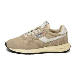 Autry Reelwind Low *Nylon / Hairy Suede / Cracked Leather*