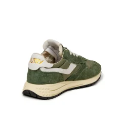 Autry Reelwind Low W *Nylon / Hairy Suede / Cracked Leather*
