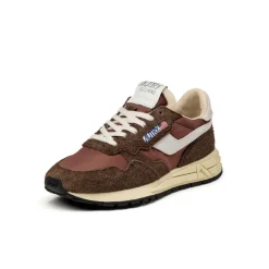 Autry Reelwind Low W *Nylon / Hairy Suede / Cracked Leather*