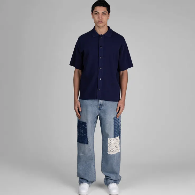 Axel Arigato Patchwork Relaxed Jeans