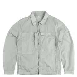 C.P. Company Chrome-R Full Zip Logo Overshirt
