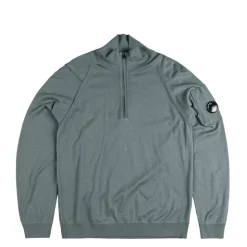 C.P. Company Sea Island Half Zip Lens Knit