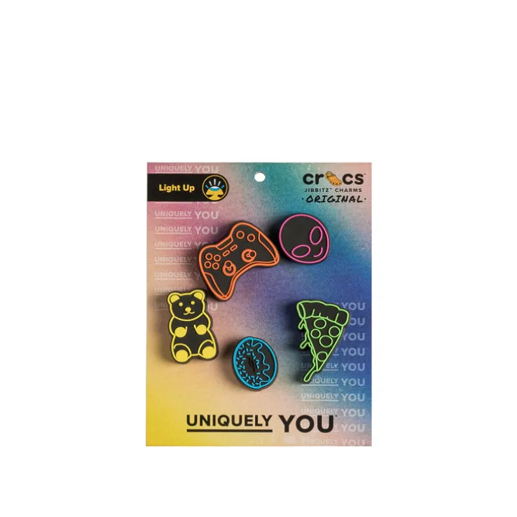 Crocs LED Dude Bro Jibbitz 5-PacK