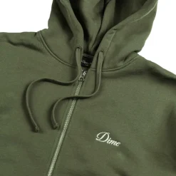 Dime Cursive Zip Hoodie