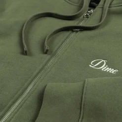 Dime Cursive Zip Hoodie