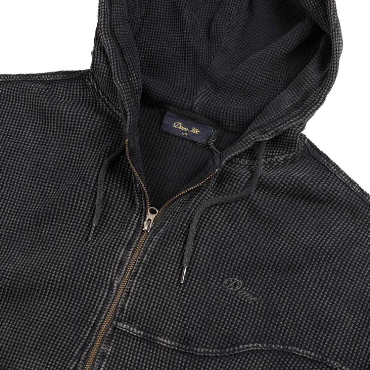 Dime Premium Waffle Zip Hoodie