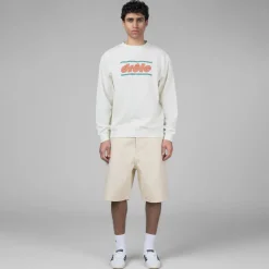 Drole de Monsieur Le Sweatshirt Pique Tennis Ecru