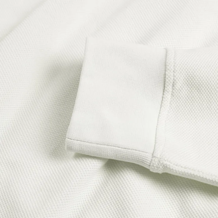 Drole de Monsieur Le Sweatshirt Pique Tennis Ecru