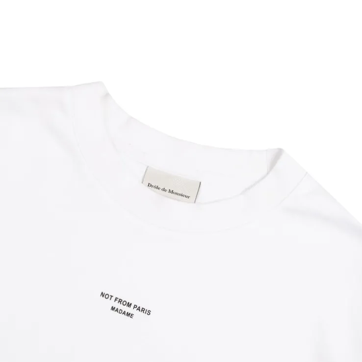 Drole de Monsieur Le T-Shirt Slogan Classique