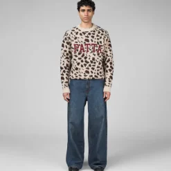 ERL Baggy Indiana Distressed Jeans Woven