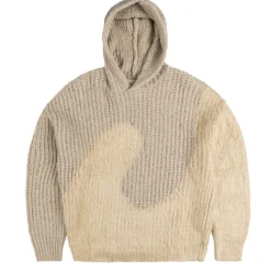 ERL Silk Swirl Knit Hoodie