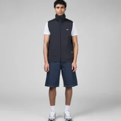 Farah Japan Stand Collar Zip Up Vests