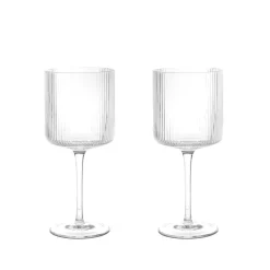 Ferm Living Ripple Red Wine Glasses