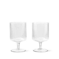 Ferm Living Ripple Wine Glasses