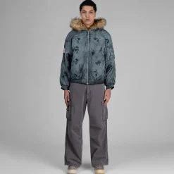 Fucking Awesome Savie Hooded Bomber Jacket