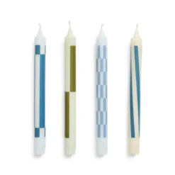 HAY Pattern Candle Set of 4