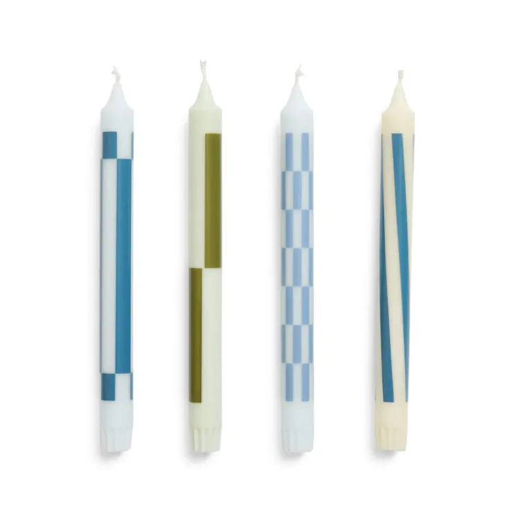 HAY Pattern Candle Set of 4