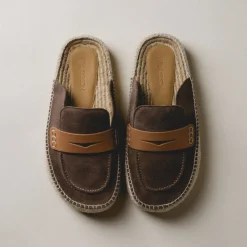 JW Anderson Suede Espadrille Loafer Mule