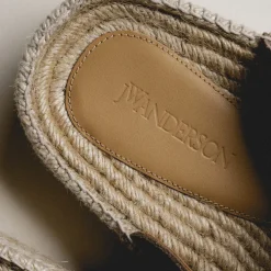 JW Anderson Suede Espadrille Loafer Mule