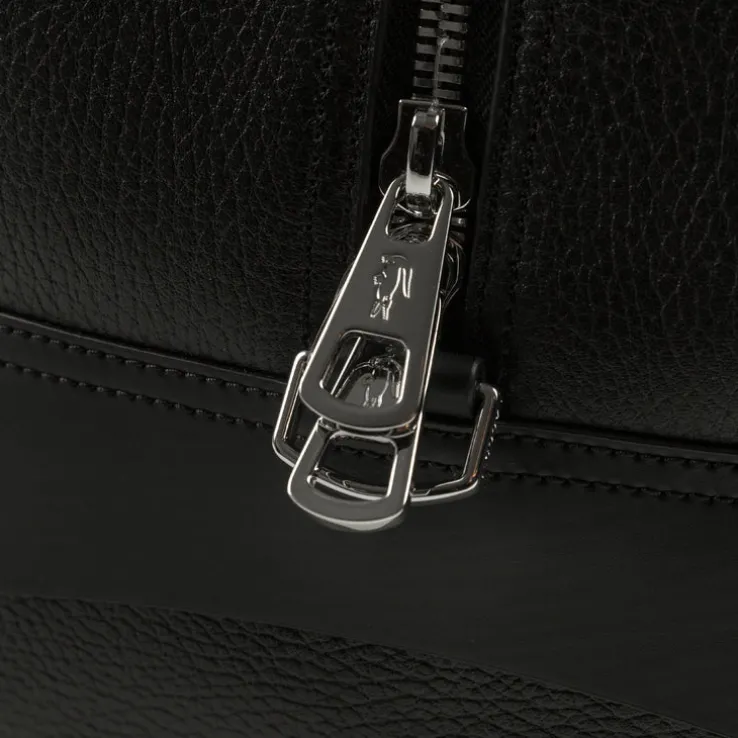Lacoste Angy Leather Computer Pocket Weekender Bag