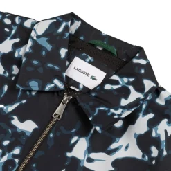 Lacoste Print Motif Water-Repellent Windbreaker