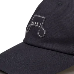 Marni Baseball Cap With Embroidered Logo
