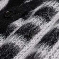 Marni Brushed Check Fuzzy Wuzzy Cardigan