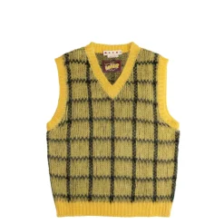 Marni Brushed Check Fuzzy Wuzzy Sleeveless Jumper