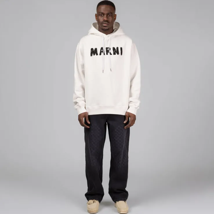 Marni Crayon Logo Print Sweatshirt