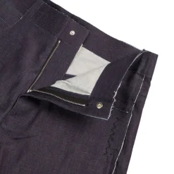 Marni Deep Blue Stretch Denim Trompe L'oeil Bermuda-Short