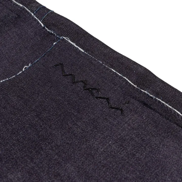 Marni Deep Blue Stretch Denim Trompe L'oeil Bermuda-Short