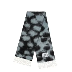 Marni Leopard Wool Blend Scarf