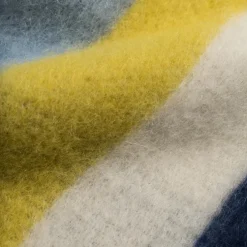 Marni Logo and Stripe Mohair Scarf