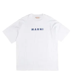 Marni Printed Stripes Logo T-Shirt