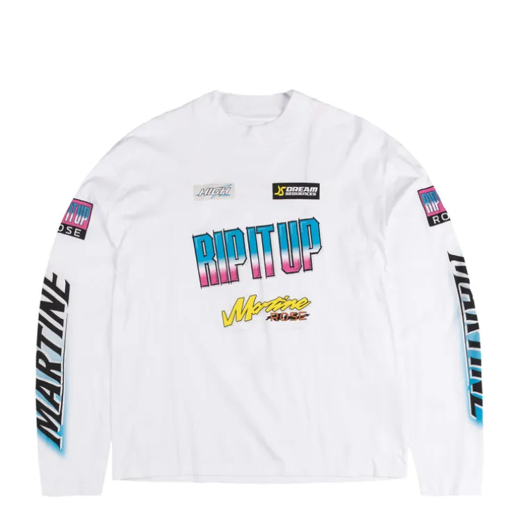 Martine Rose Funnel Neck Longsleeve T-Shirt