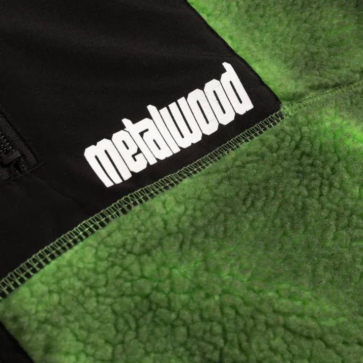 Metalwood Painted Sherpa Fleece Jacket