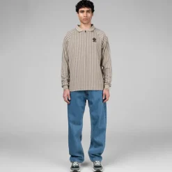 Metalwood Ribbed LS Polo