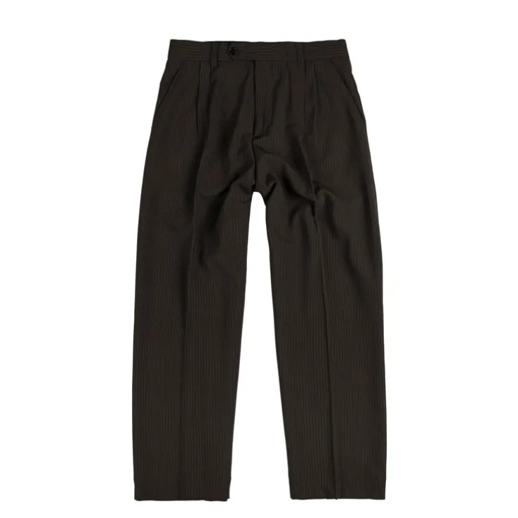 mfpen Classic Trousers (Brown Pinstripe)