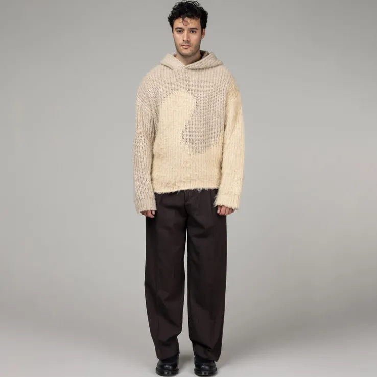 mfpen Classic Trousers (Brown Pinstripe)