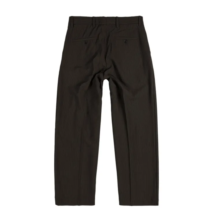 mfpen Classic Trousers (Brown Pinstripe)