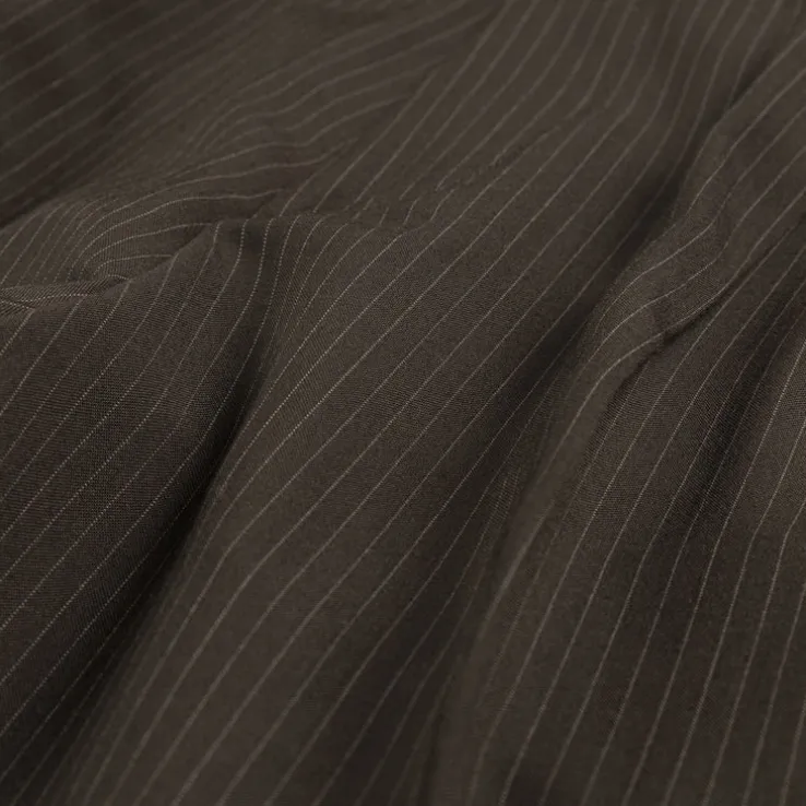 mfpen Classic Trousers (Brown Pinstripe)