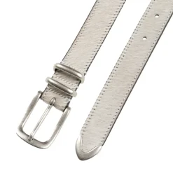 Molebo Refined Double Loop Ponyhair Belt