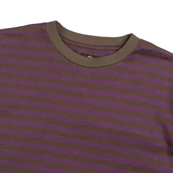 Needles L/S Crew Neck Tee - Cotton Stripe Jersey