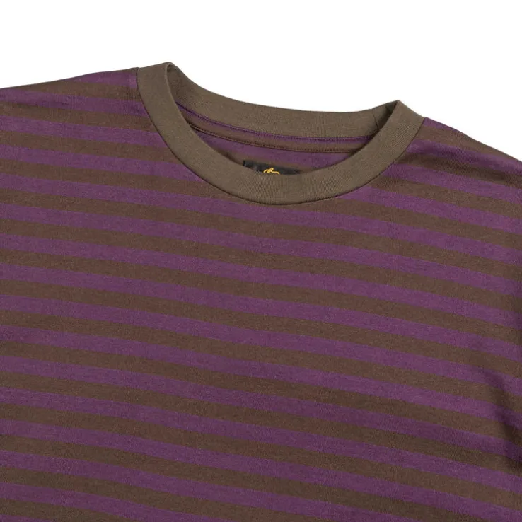 Needles L/S Crew Neck Tee - Cotton Stripe Jersey