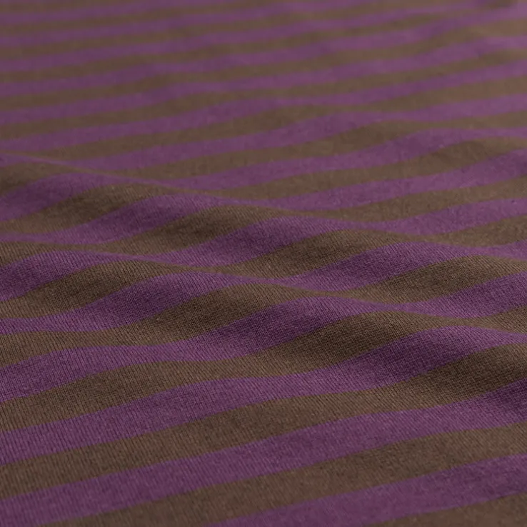 Needles L/S Crew Neck Tee - Cotton Stripe Jersey